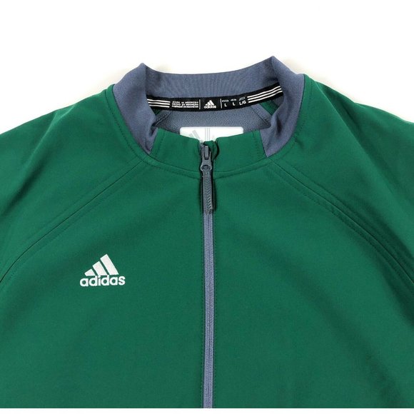 Adidas Dugout Warm Jacket Baseball Full Zip Green - Picture 3 of 8
